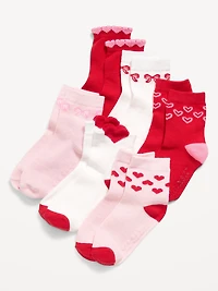 Valentine's Crew Socks 6-Pack for Toddler & Baby