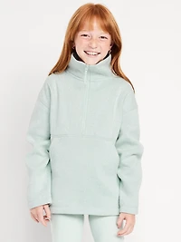 Sweater-Fleece Quarter-Zip Tunic for Girls