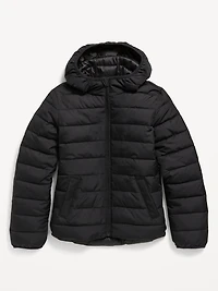 Water-Resistant Narrow-Channel Puffer Jacket for Girls