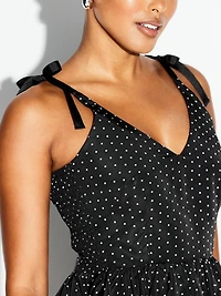 The Occasion by Old Navy Fit & Flare Taffeta Mini Dress