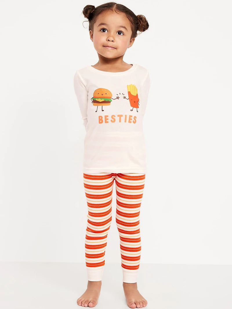 Snug-Fit Graphic Pajama 4-Piece for Toddler & Baby