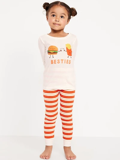 Snug-Fit Graphic Pajama 4-Piece for Toddler & Baby