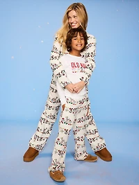 Old Navy x Disney Mickey Mouse & Friends Printed Flannel Pajama Set for Women