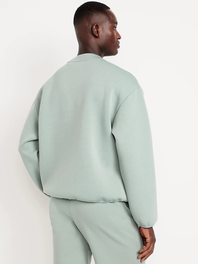 Oversized Bounce Fleece Cinched Sweatshirt