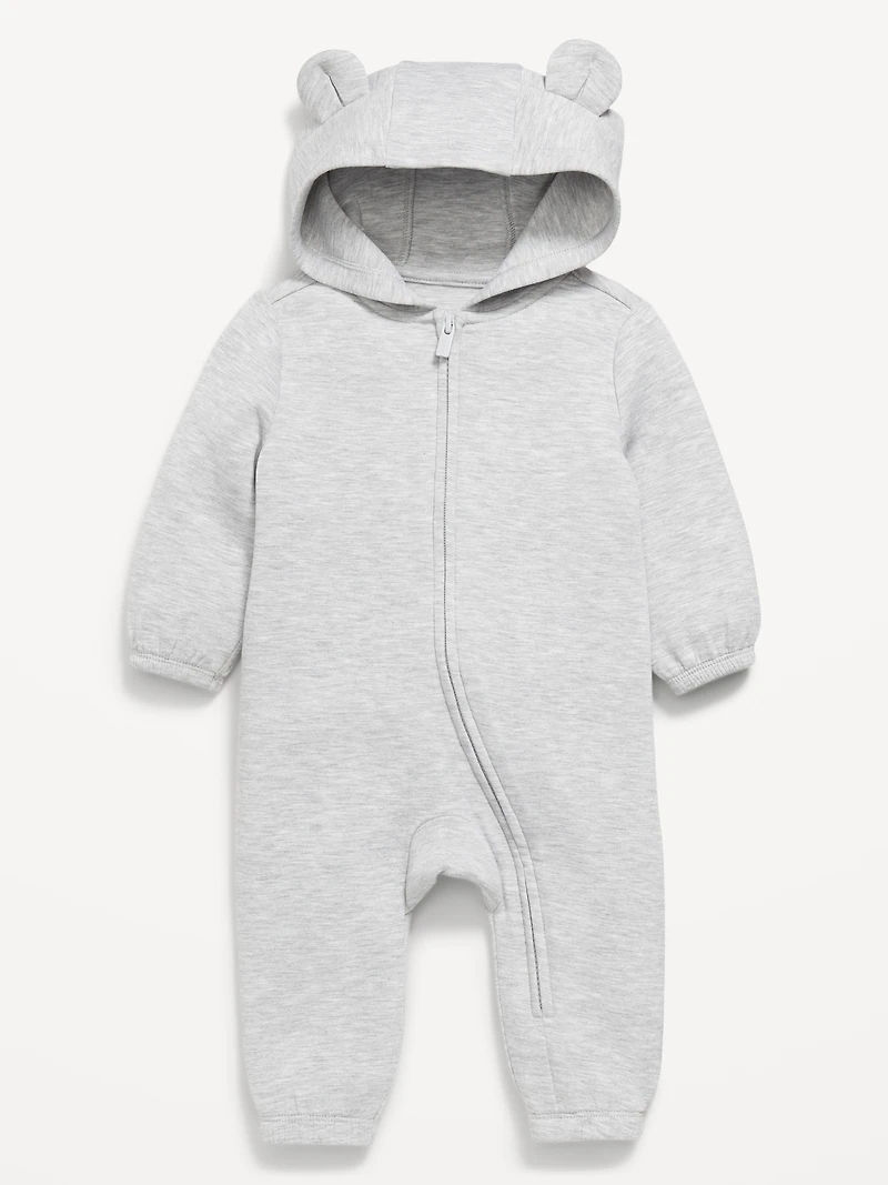 Bounce Fleece Hooded Critter One-Piece for Baby