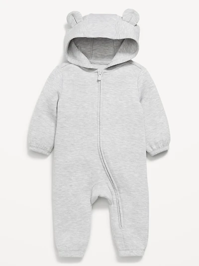 Bounce Fleece Hooded Critter One-Piece for Baby
