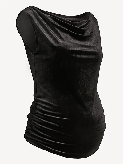 Maternity Asymmetrical Shoulder Top