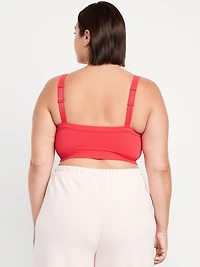 Light Support Fluid Seamless Ribbed Sports Bra