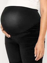 Maternity Full-Panel OG Straight Velvet Pants
