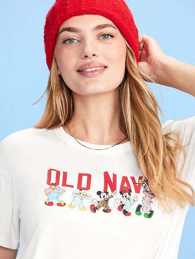 Old Navy x Disney Logo-Graphic T-Shirt for Women