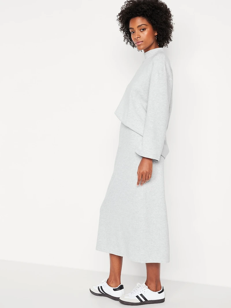 Cozy Knit Midi Skirt