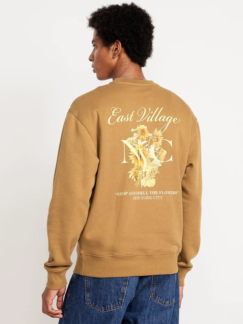 Oversized Graphic Rotation Sweatshirt