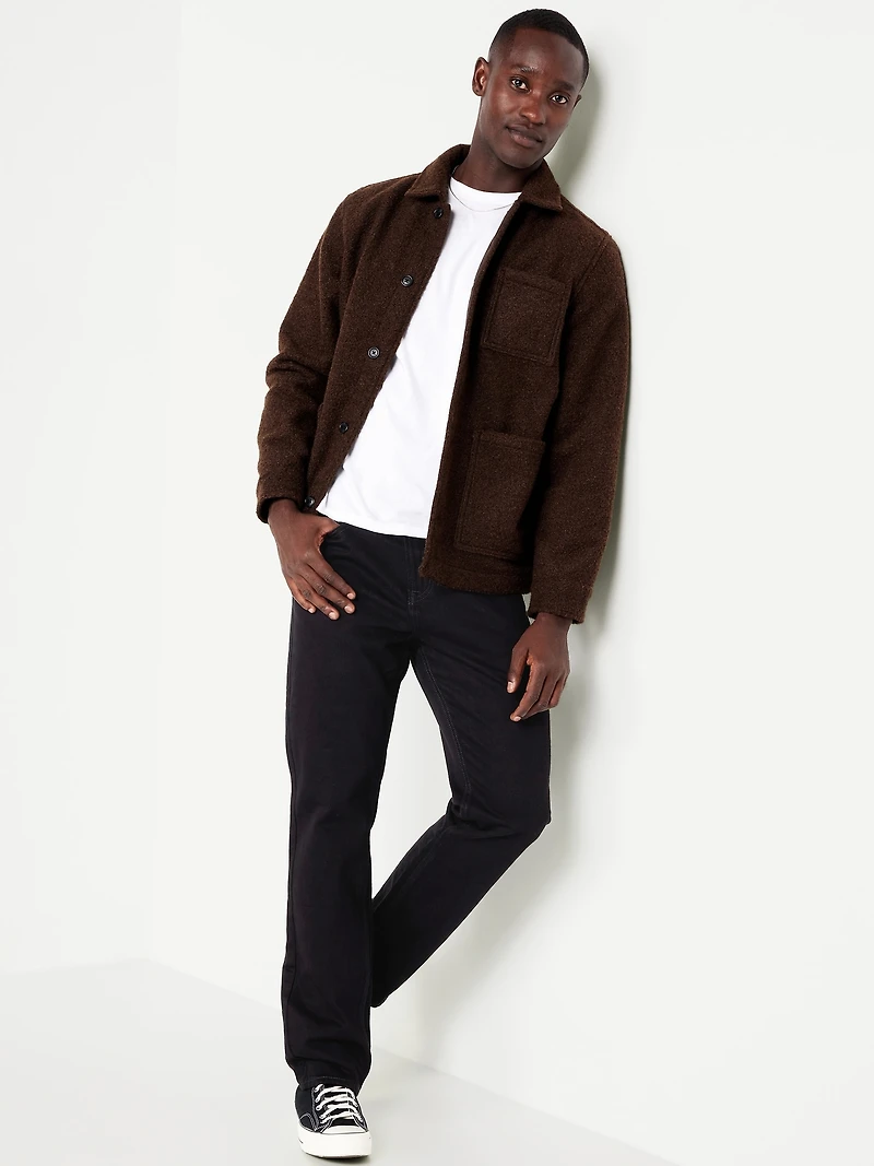 Structured Straight Non-Stretch Jean