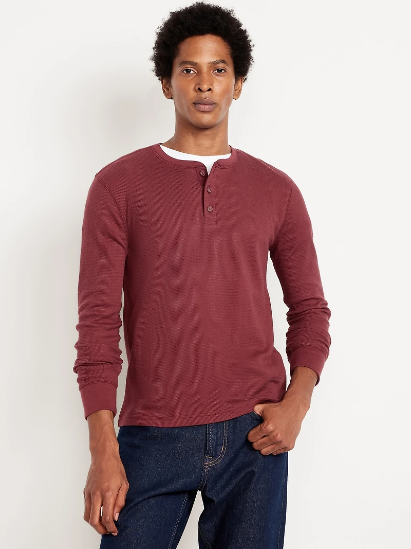 Waffle Henley T-Shirt