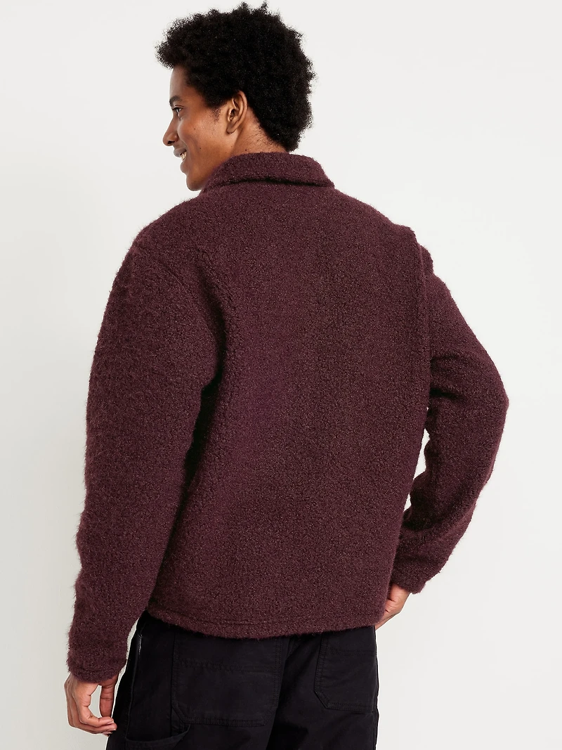 Bouclé Sherpa Polo