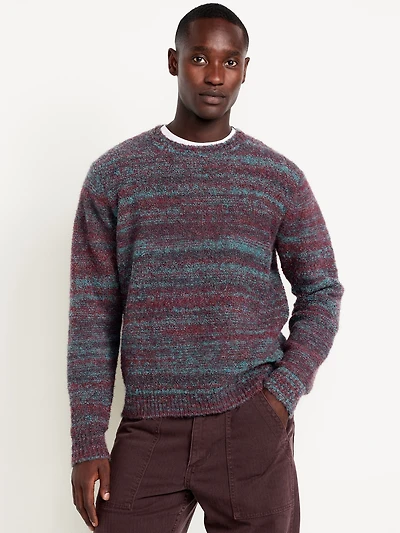 Wool-Blend Crew-Neck Sweater