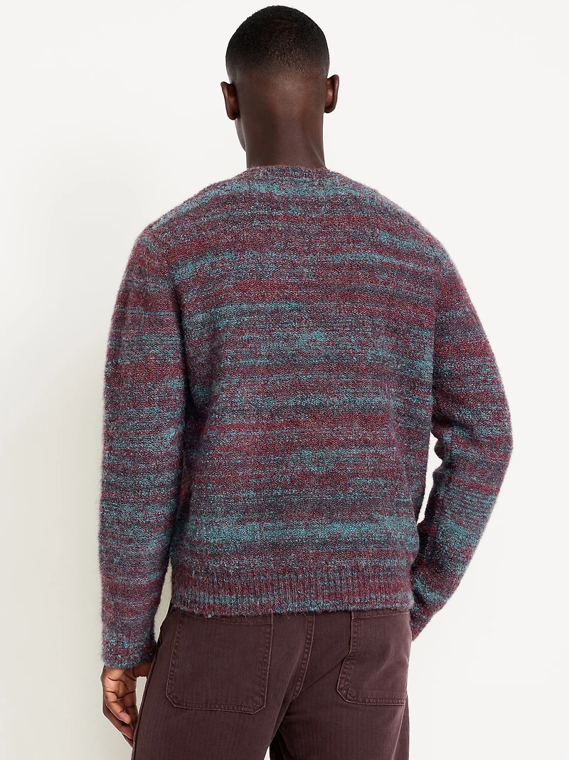 Wool-Blend Crew-Neck Sweater