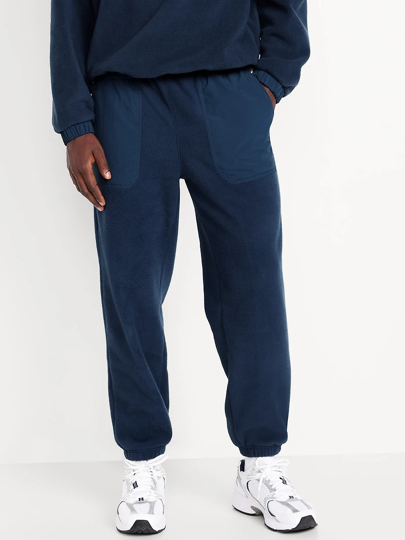 Loose Microfleece Utility Joggers