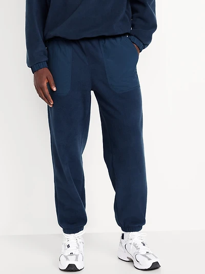 Loose Microfleece Utility Joggers