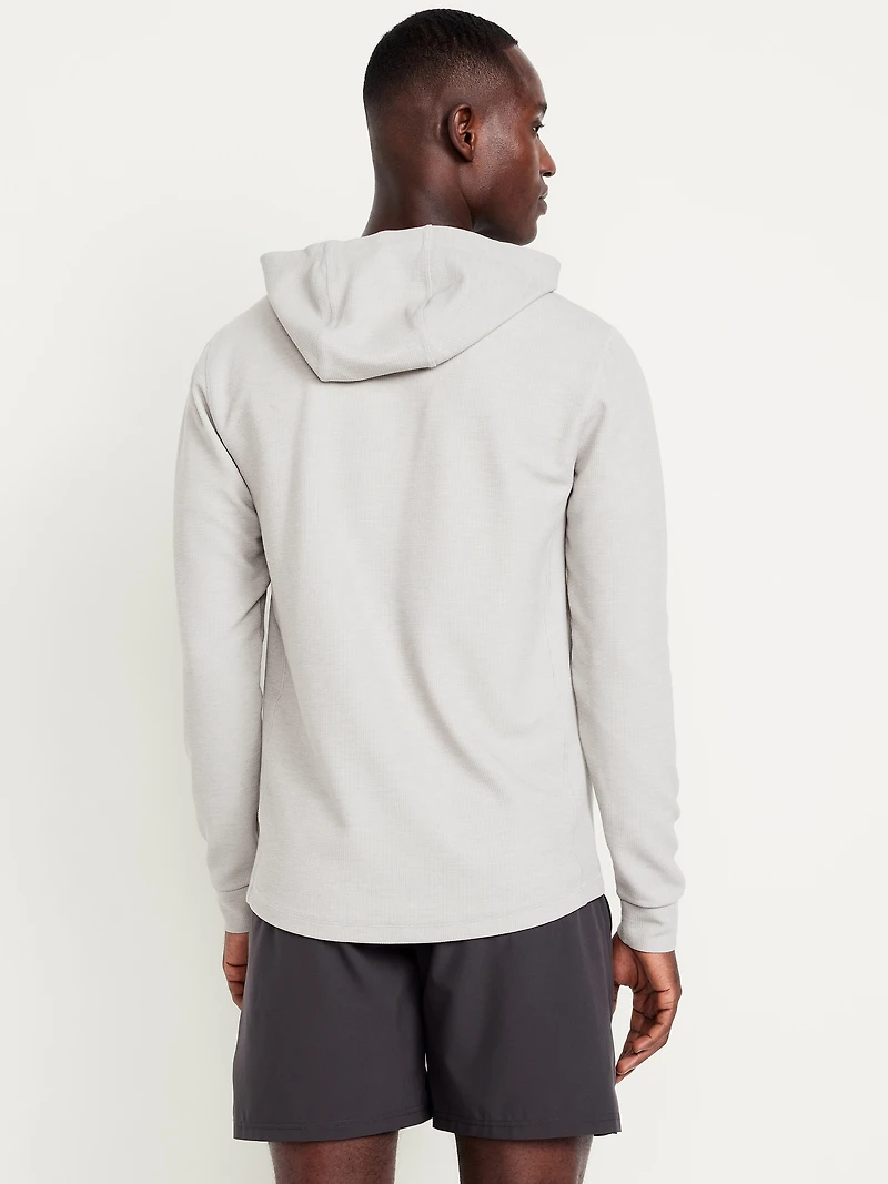 Recharge Knit Waffle Pullover Hoodie