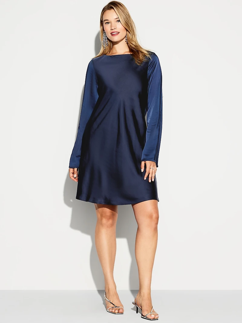 The Occasion by Old Navy Satin Flare-Sleeve Mini Dress