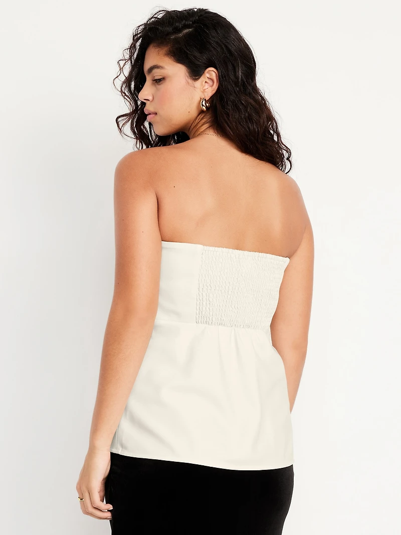 Fitted Strapless Top