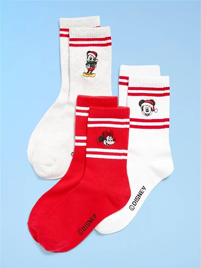 Old Navy x Disney Gender-Neutral Crew Socks 3-Pack for Kids