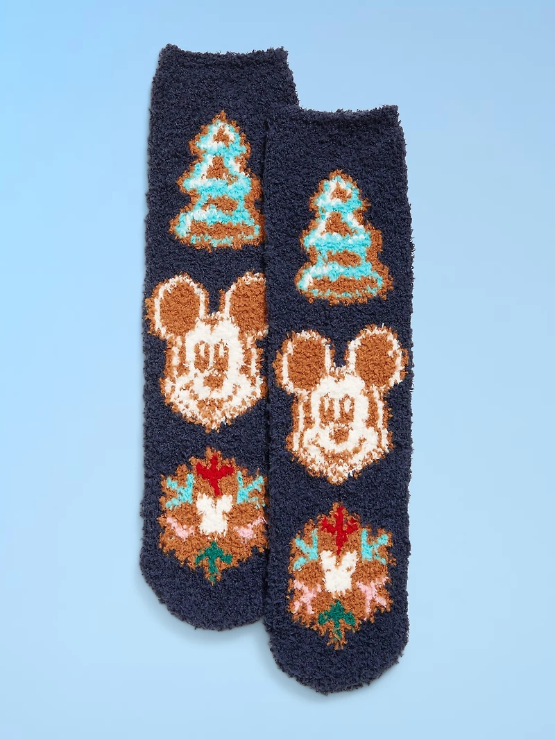 Old Navy x Disney Holiday-Graphic Cozy Socks for Women
