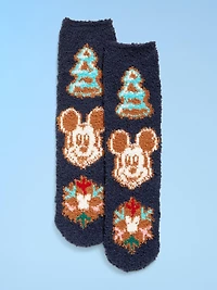 Old Navy x Disney Holiday-Graphic Cozy Socks for Women