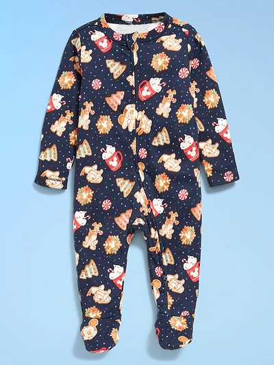 Old Navy x Disney Snug-Fit 2-Way-Zip Footed One-Piece for Baby