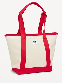 Medium Logo Canvas Tote Bag