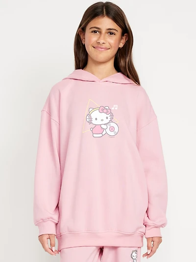 Hello Kitty® Oversized Graphic Tunic Hoodie for Girls