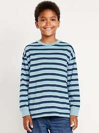 Printed Oversized Long-Sleeve T-Shirt for Boys