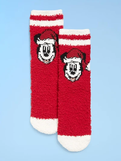 Old Navy x Disney Holiday-Graphic Cozy Socks for Women