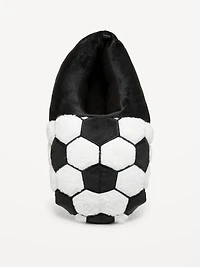 Cozy Soccer Gender-Neutral Slippers for Kids