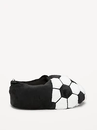Cozy Soccer Gender-Neutral Slippers for Kids