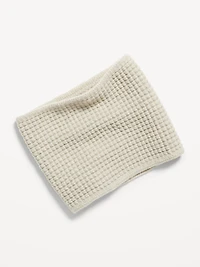 Waffle-Knit Neck Gaiter