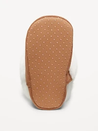 Cozy Faux-Fur Cuffed Booties for Toddler & Baby
