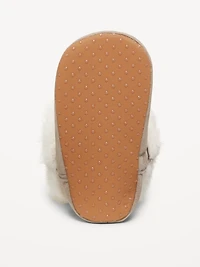 Cozy Faux-Fur Cuffed Booties for Toddler & Baby