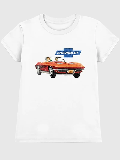 Chevy Corvette Vintage Graphic T-Shirt for Women