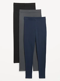High-Waisted Fleece-Lined Leggings 3-Pack