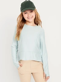 CloudMotion Long-Sleeve Performance T-Shirt for Girls