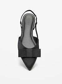 Bow Slingback Flats for Women
