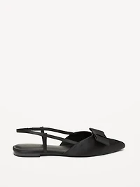Bow Slingback Flats for Women