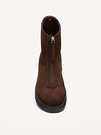 Zip Front Chelsea Boot for Women