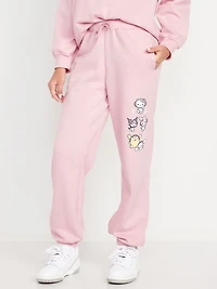 Hello Kitty® High-Waisted Graphic Jogger Sweatpants for Girls
