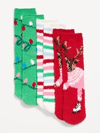 3-Pack Cozy Crew Socks for Women