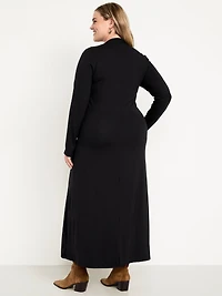 Mock Neck Maxi Dress