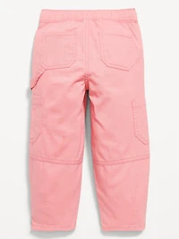Pull-On Baggy Barrel-Leg Cargo Pants for Toddler Girls