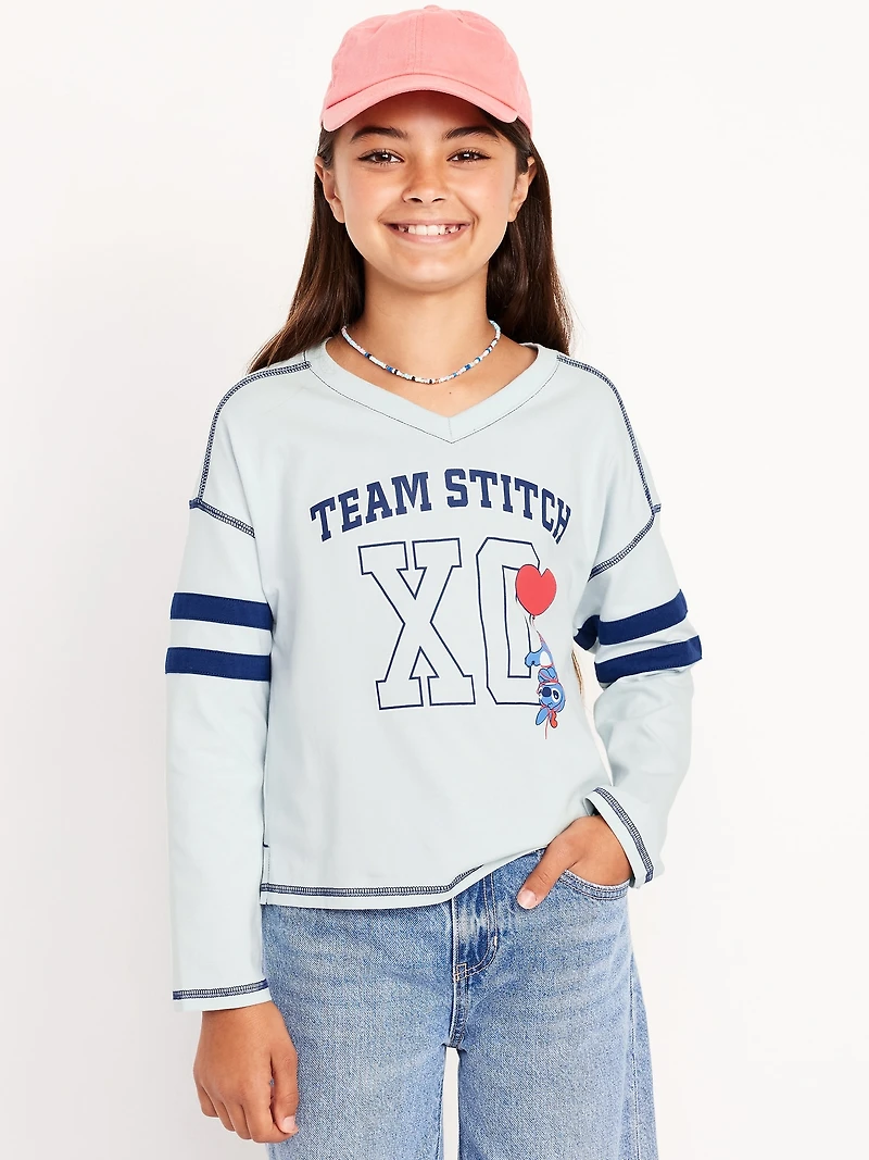Disney© Stitch Long-Sleeve T-Shirt for Girls